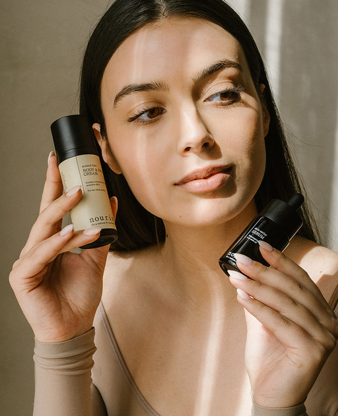 Mobile Banner-body and Face Cream-Skin Saver Serum 